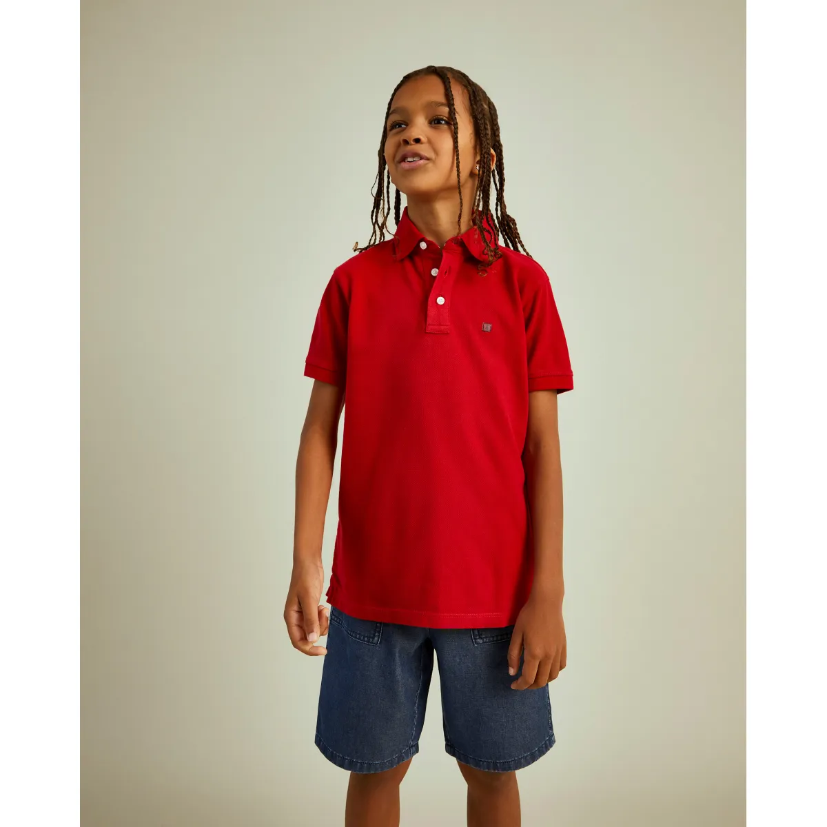 100% cotton short sleeve polo