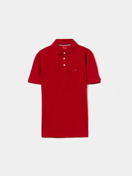 100% cotton short sleeve polo