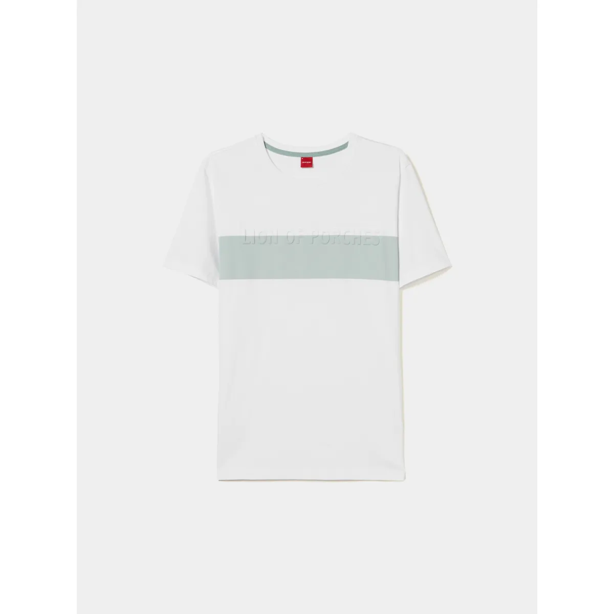 100% cotton t-shirt with contrast hem