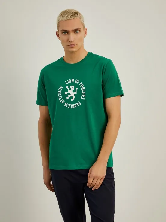 100% cotton T-shirt with logo