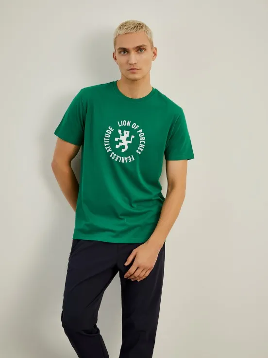 100% cotton T-shirt with logo