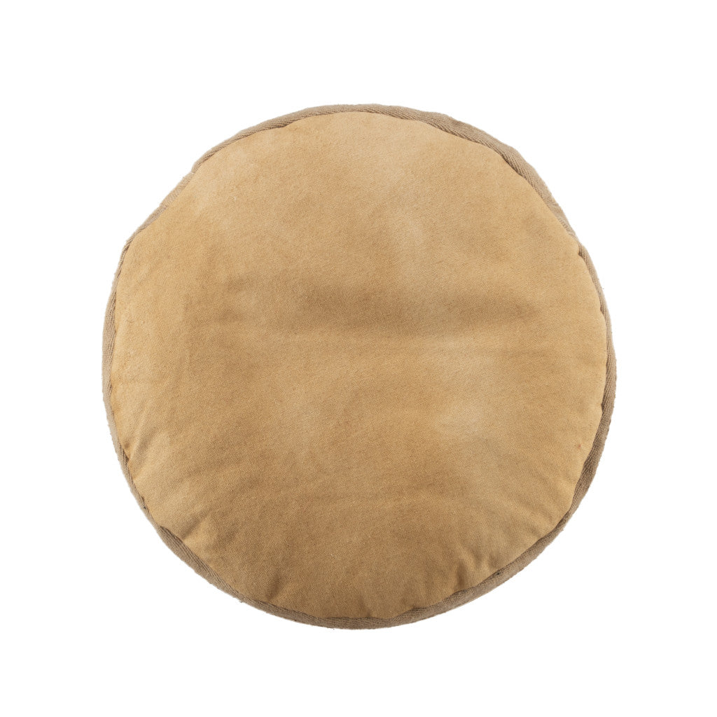 16 Tan 100% Cotton Ottoman