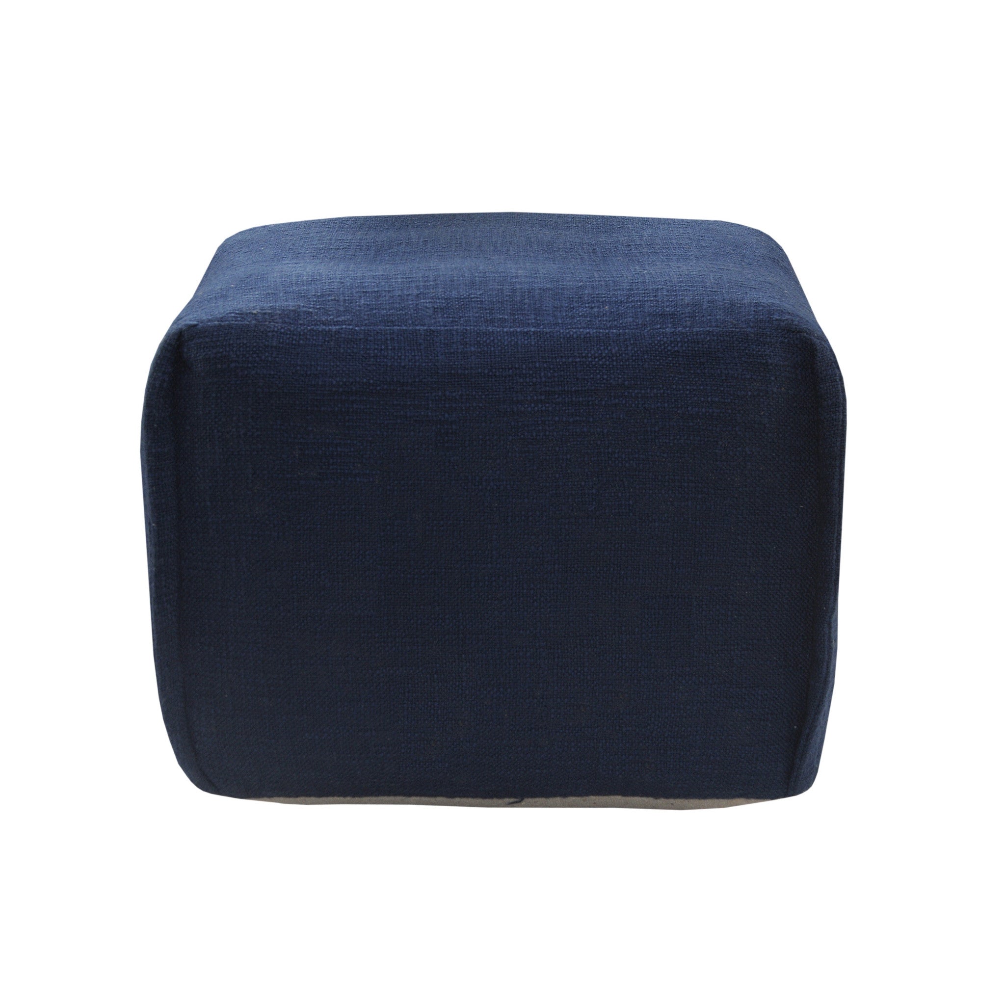 18 Blue 100% Cotton Ottoman