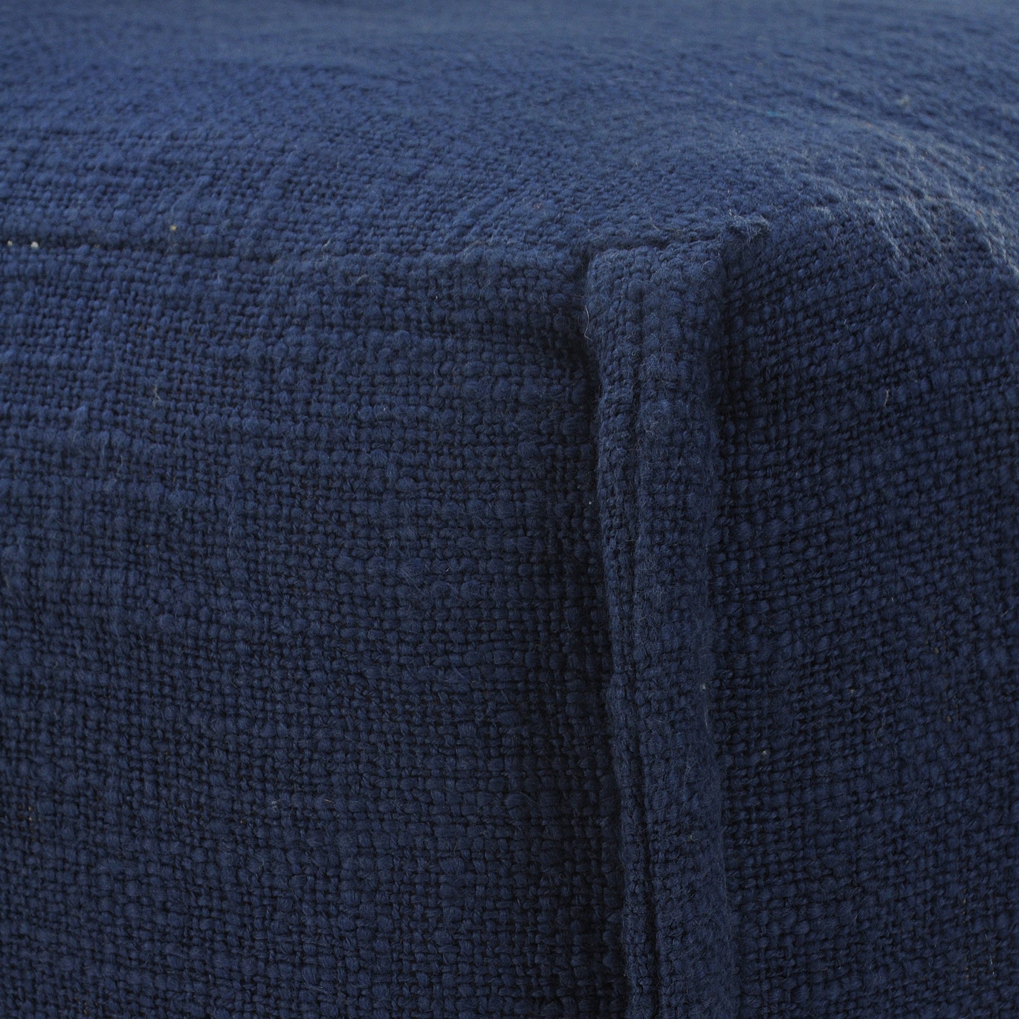 18 Blue 100% Cotton Ottoman