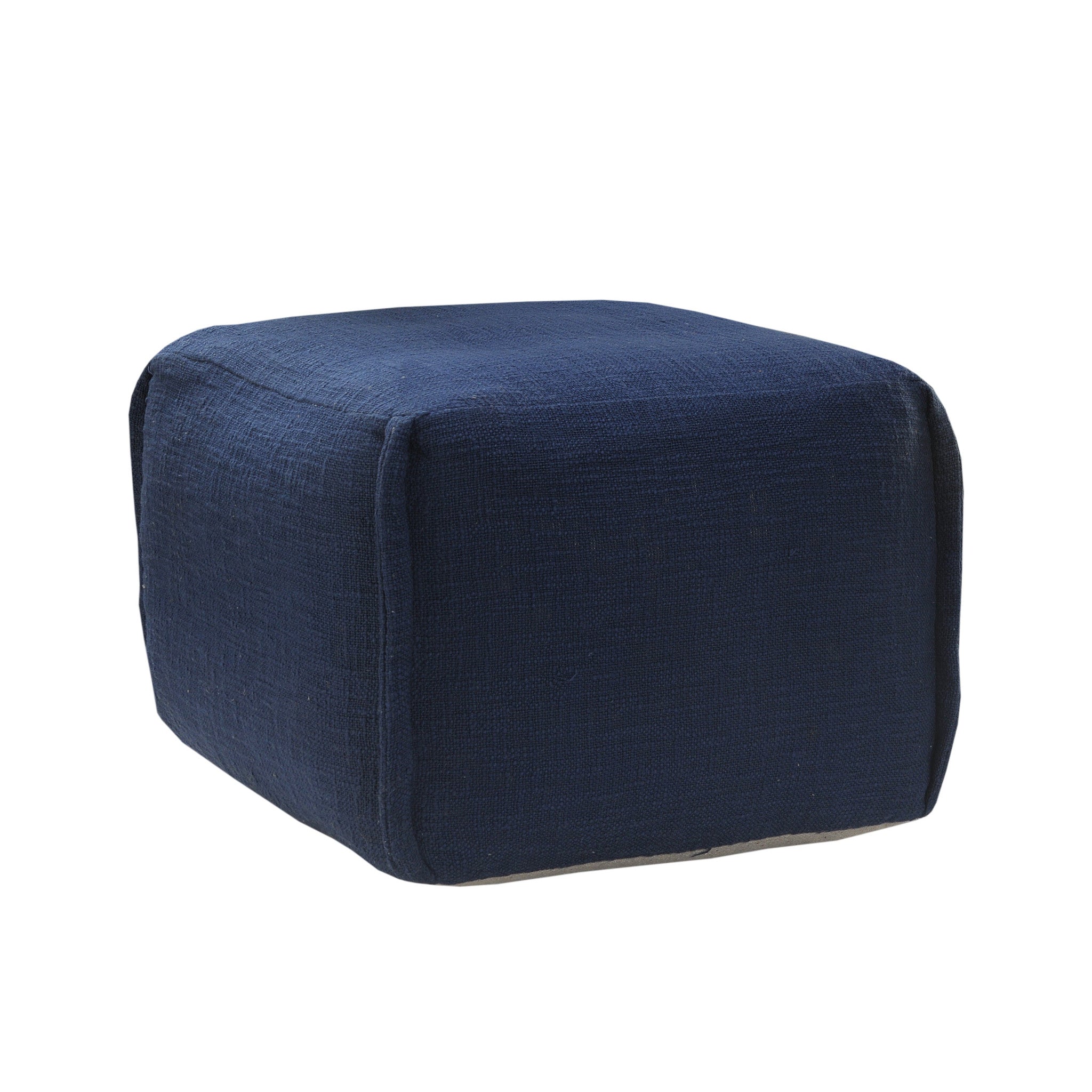 18 Blue 100% Cotton Ottoman