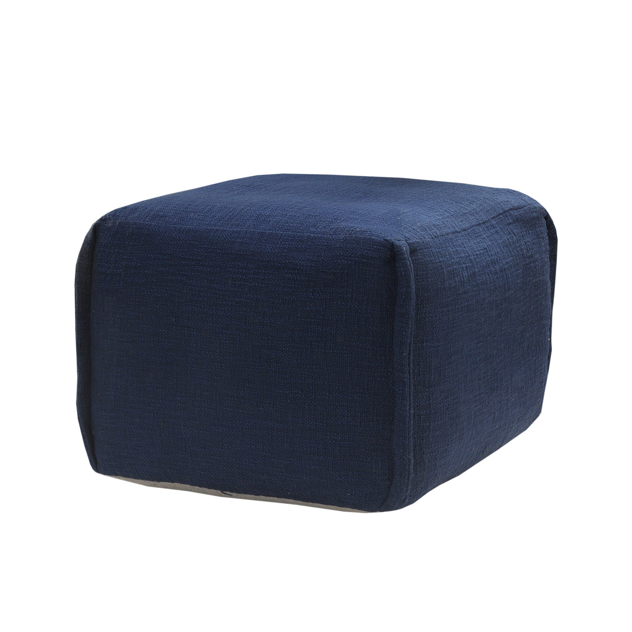 18 Blue 100% Cotton Ottoman