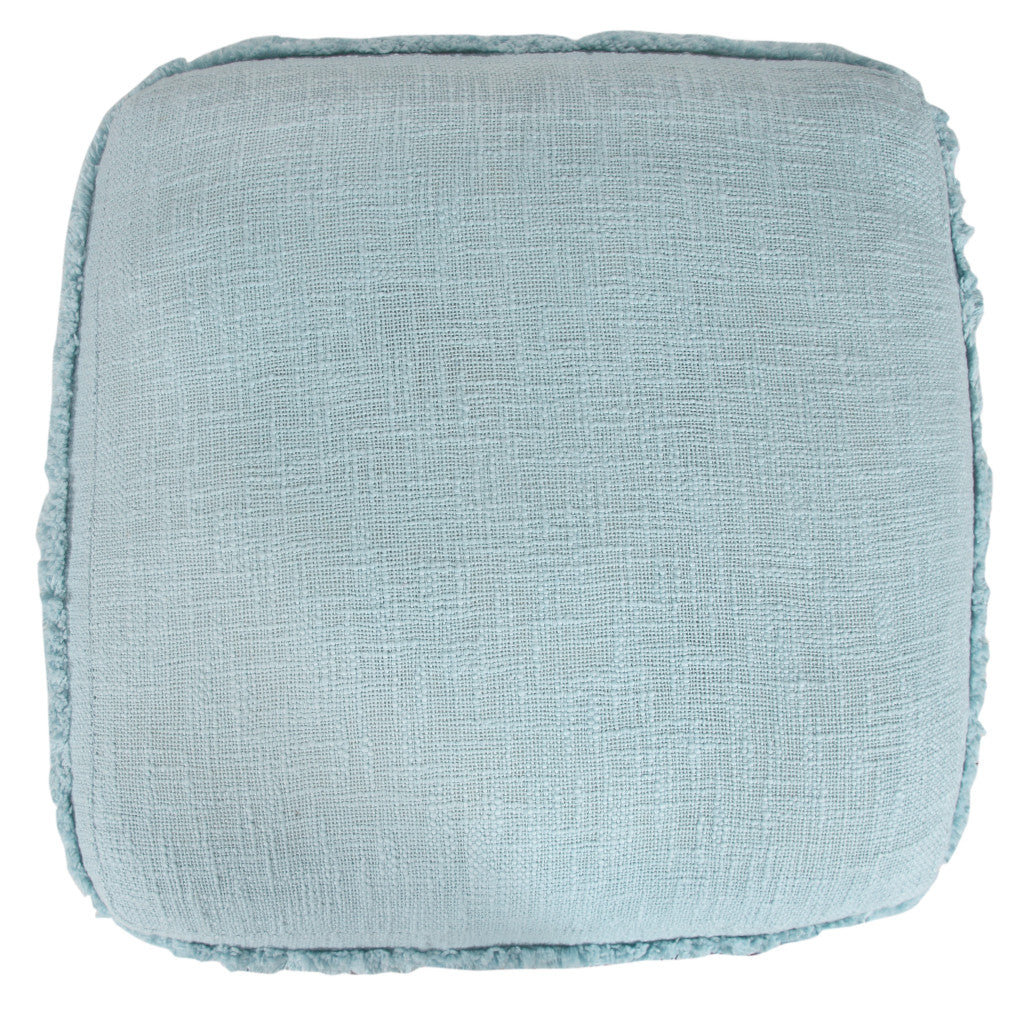 18 Blue 100% Cotton Ottoman