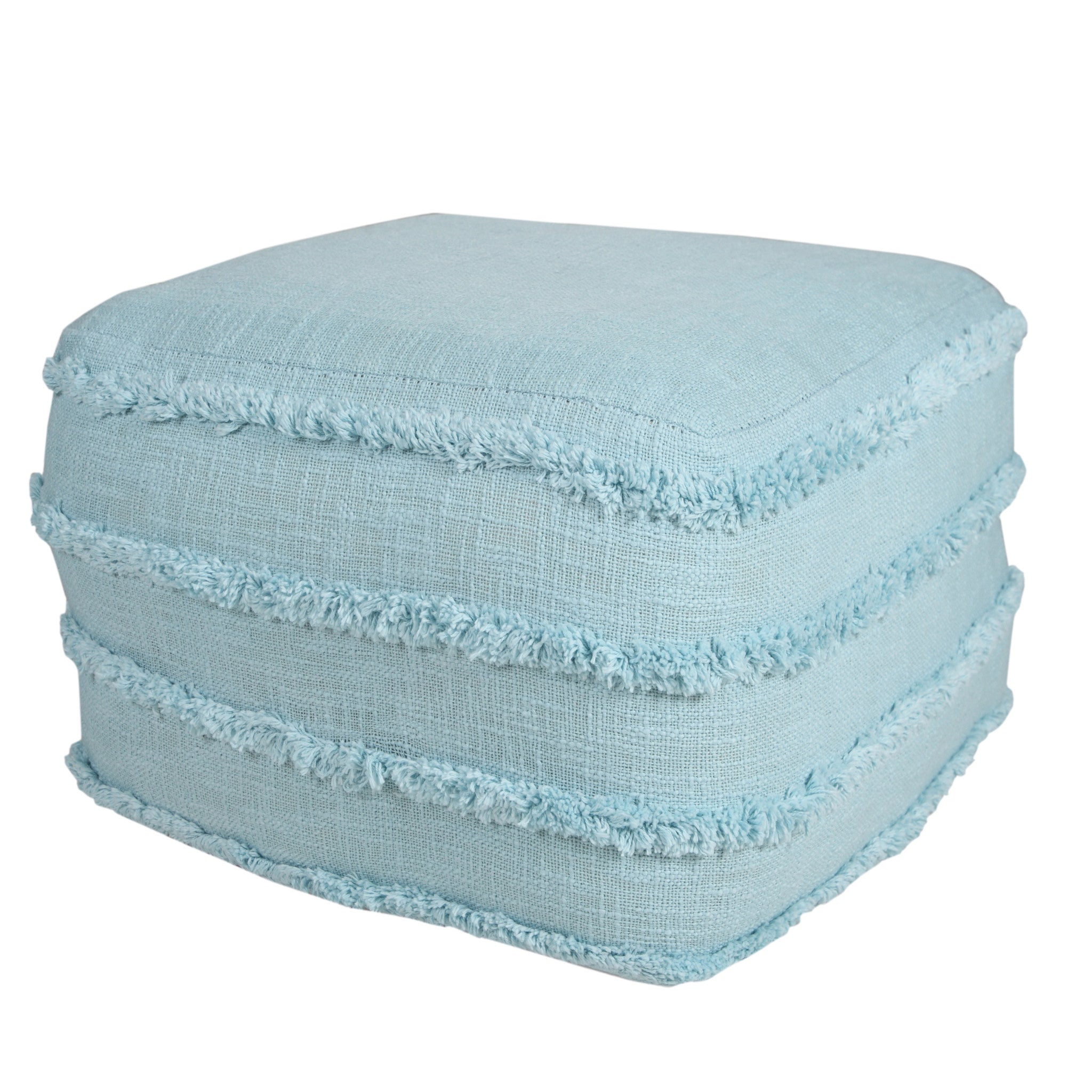 18 Blue 100% Cotton Ottoman