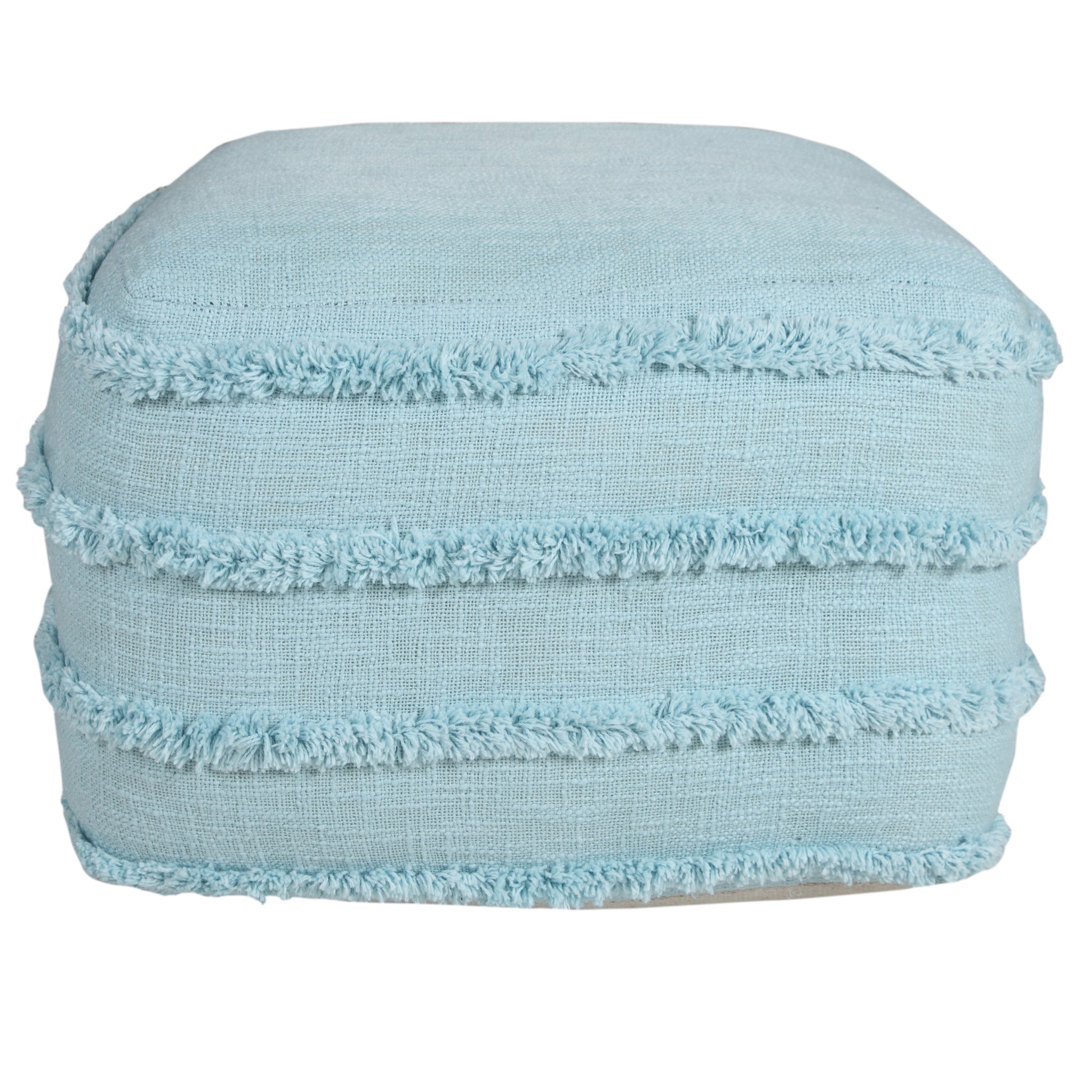 18 Blue 100% Cotton Ottoman