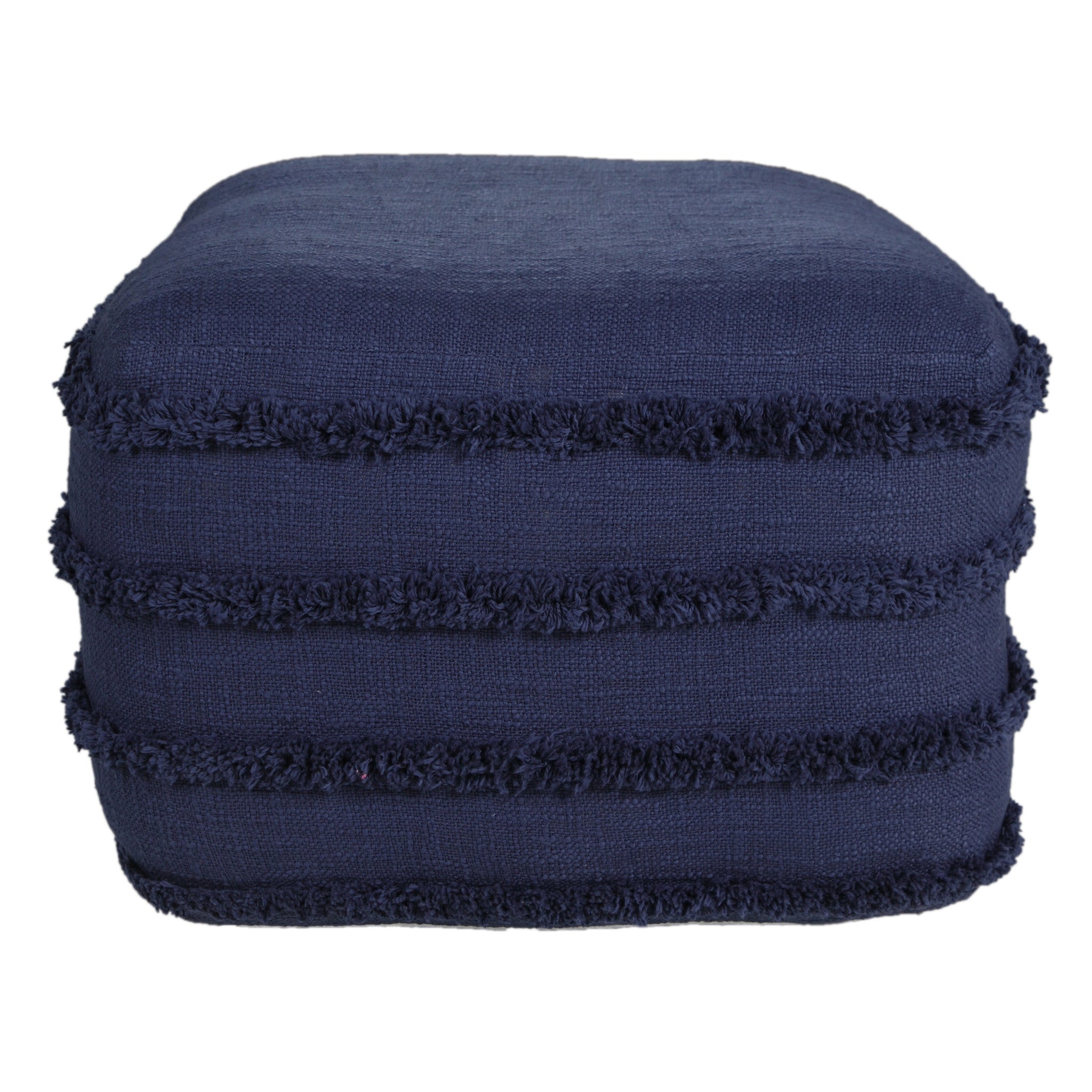 18 Blue 100% Cotton Ottoman