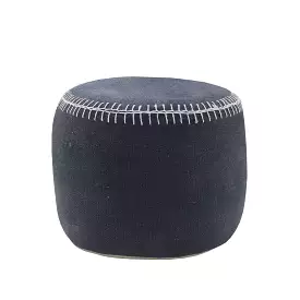 18 Blue 100% Cotton Ottoman