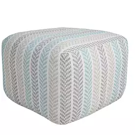 18 Gray 100% Cotton Ottoman