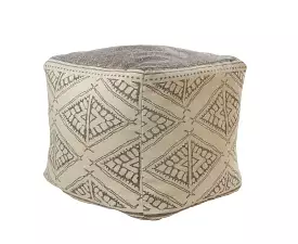 20 Beige 100% Cotton Ottoman