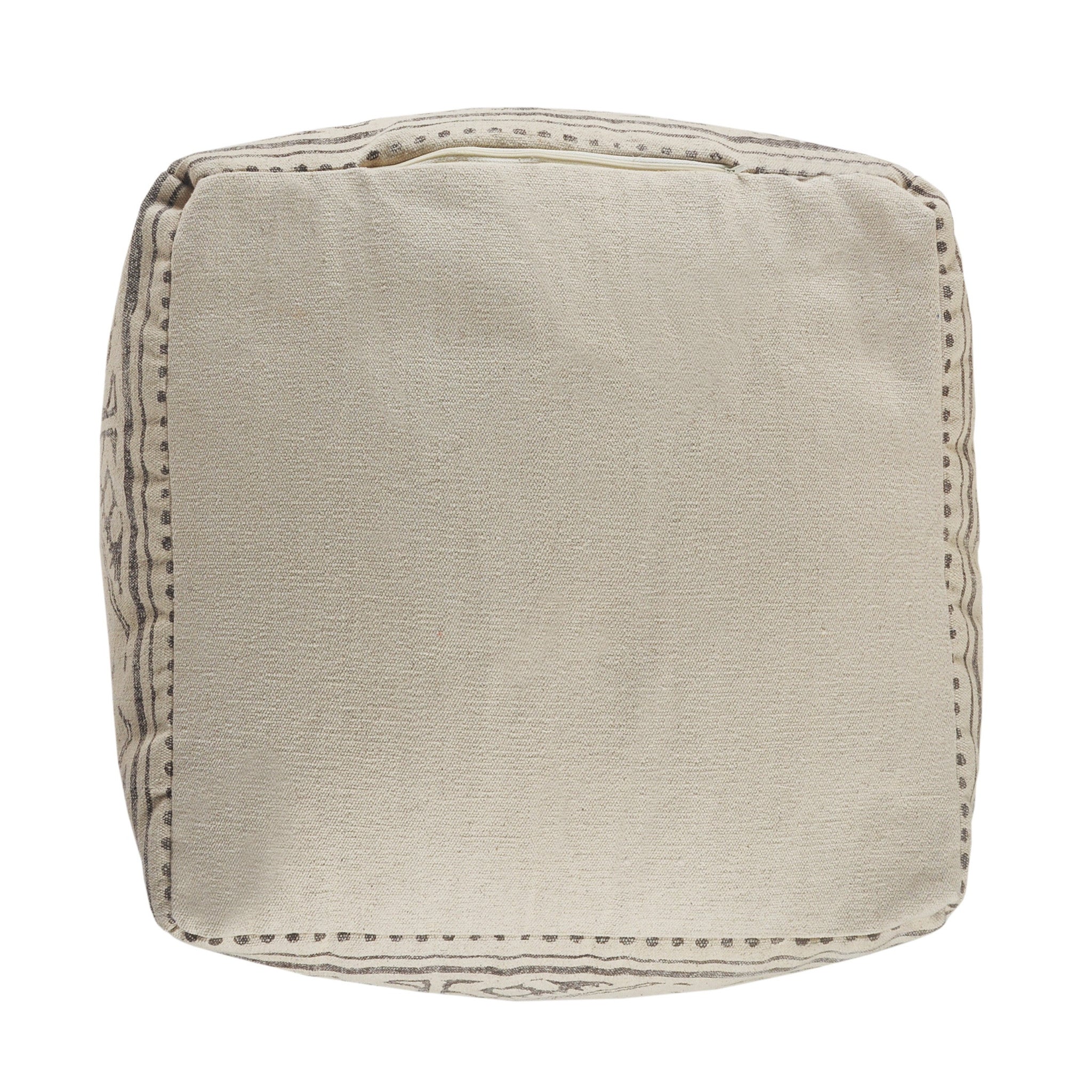 20 Beige 100% Cotton Ottoman