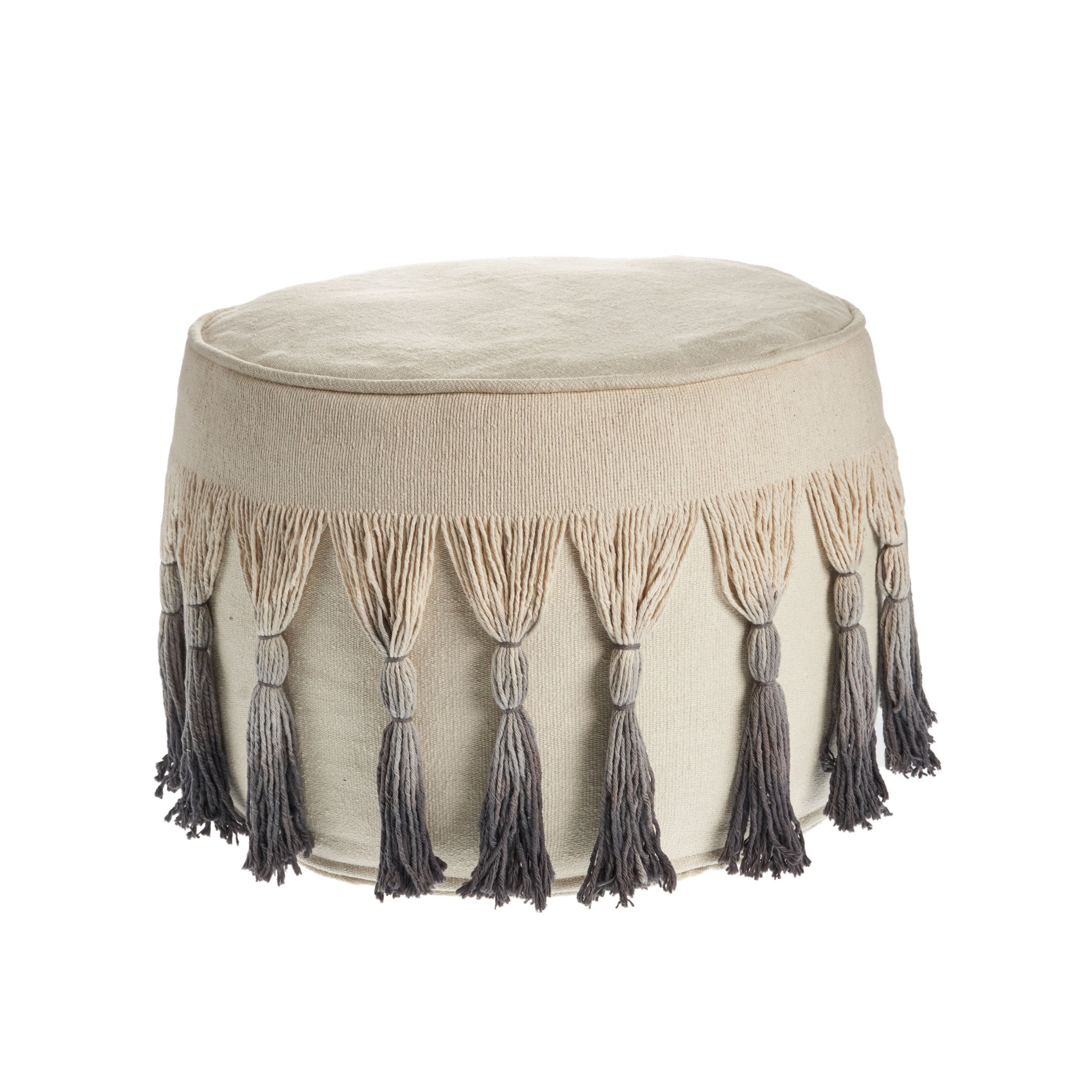 20 Beige 100% Cotton Ottoman