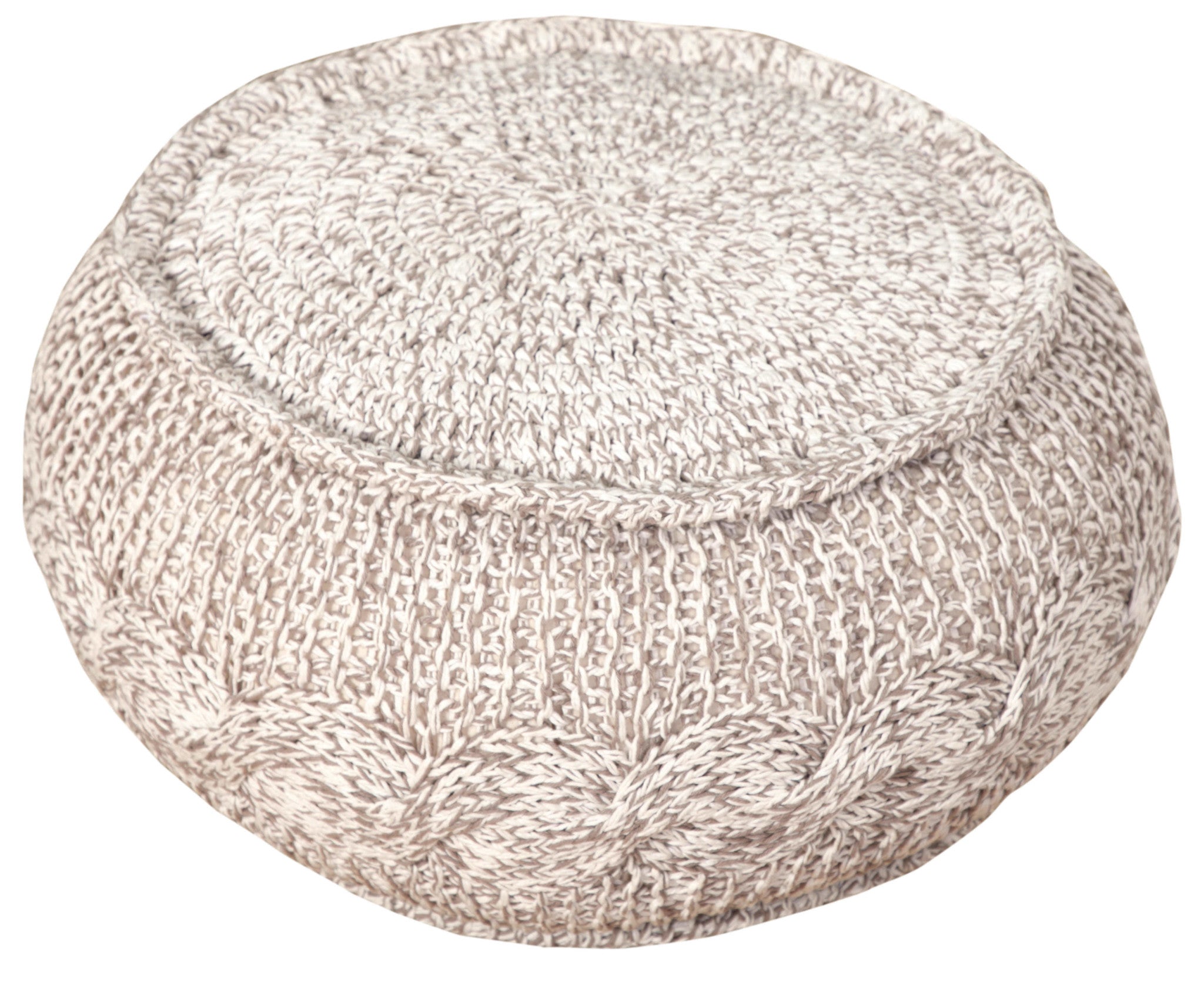 20 Beige 100% Cotton Ottoman