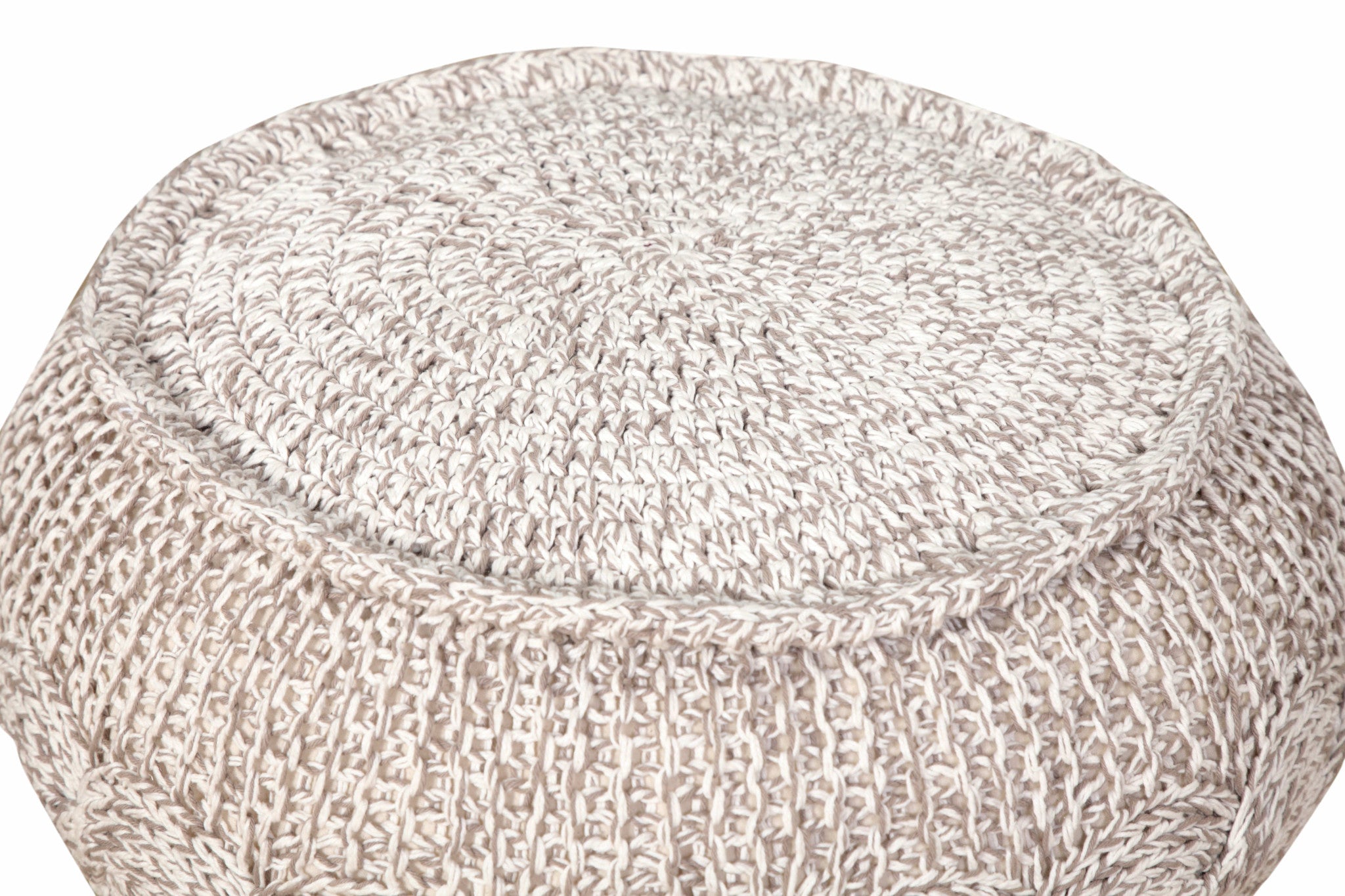 20 Beige 100% Cotton Ottoman