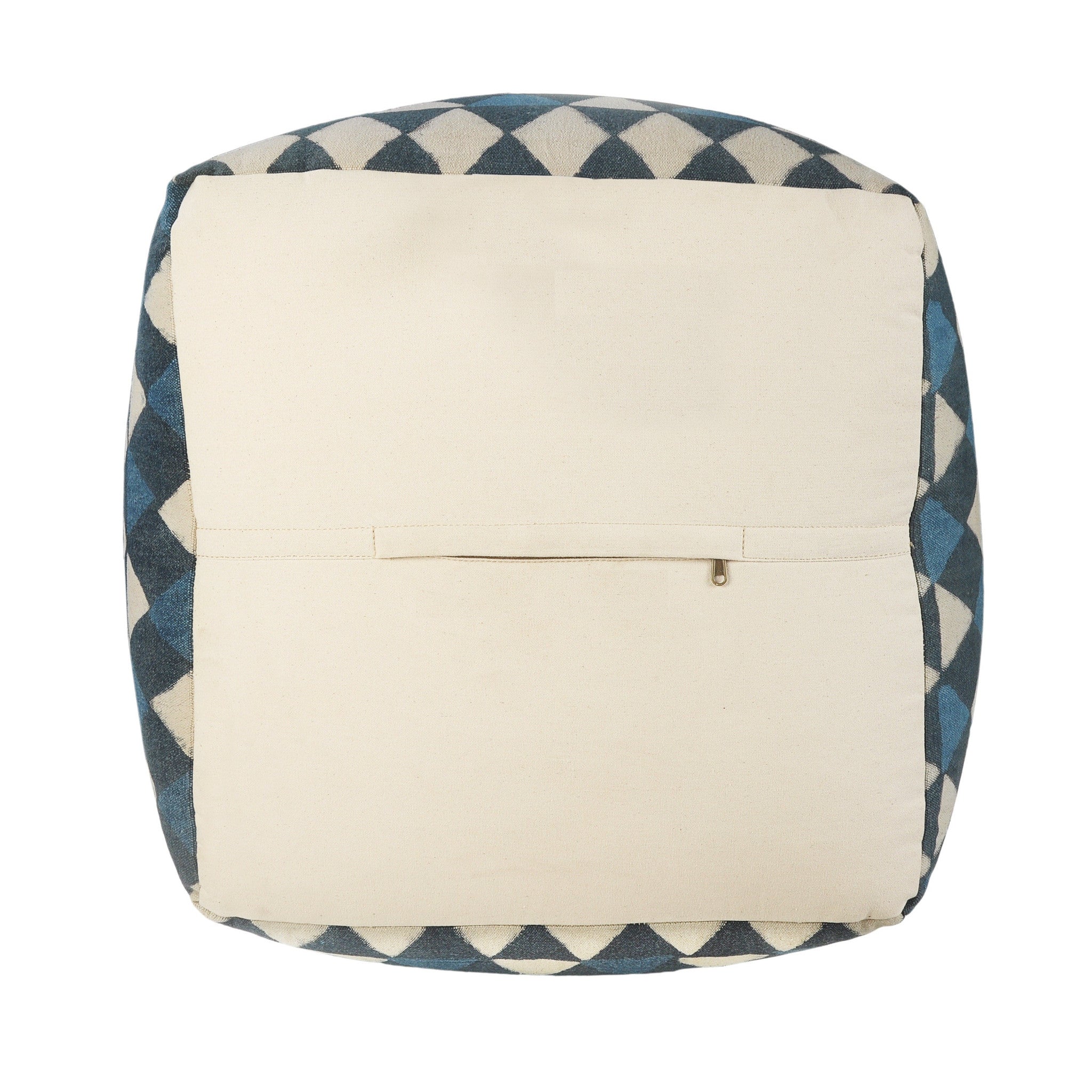 20 Blue 100% Cotton Ottoman