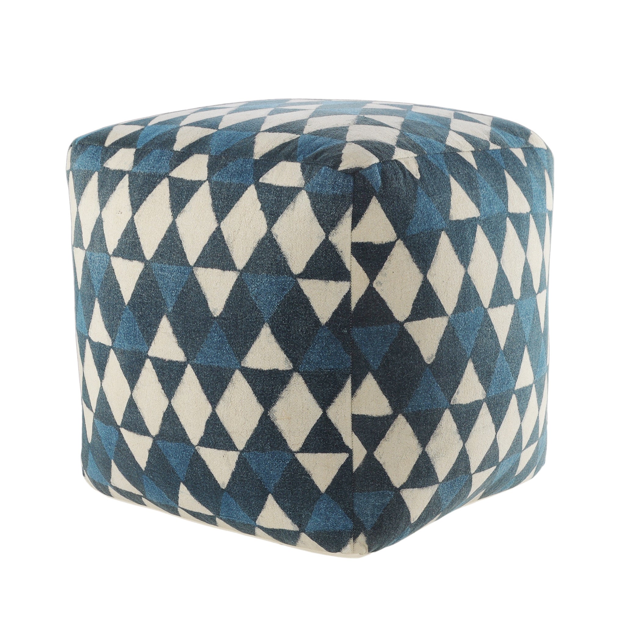 20 Blue 100% Cotton Ottoman