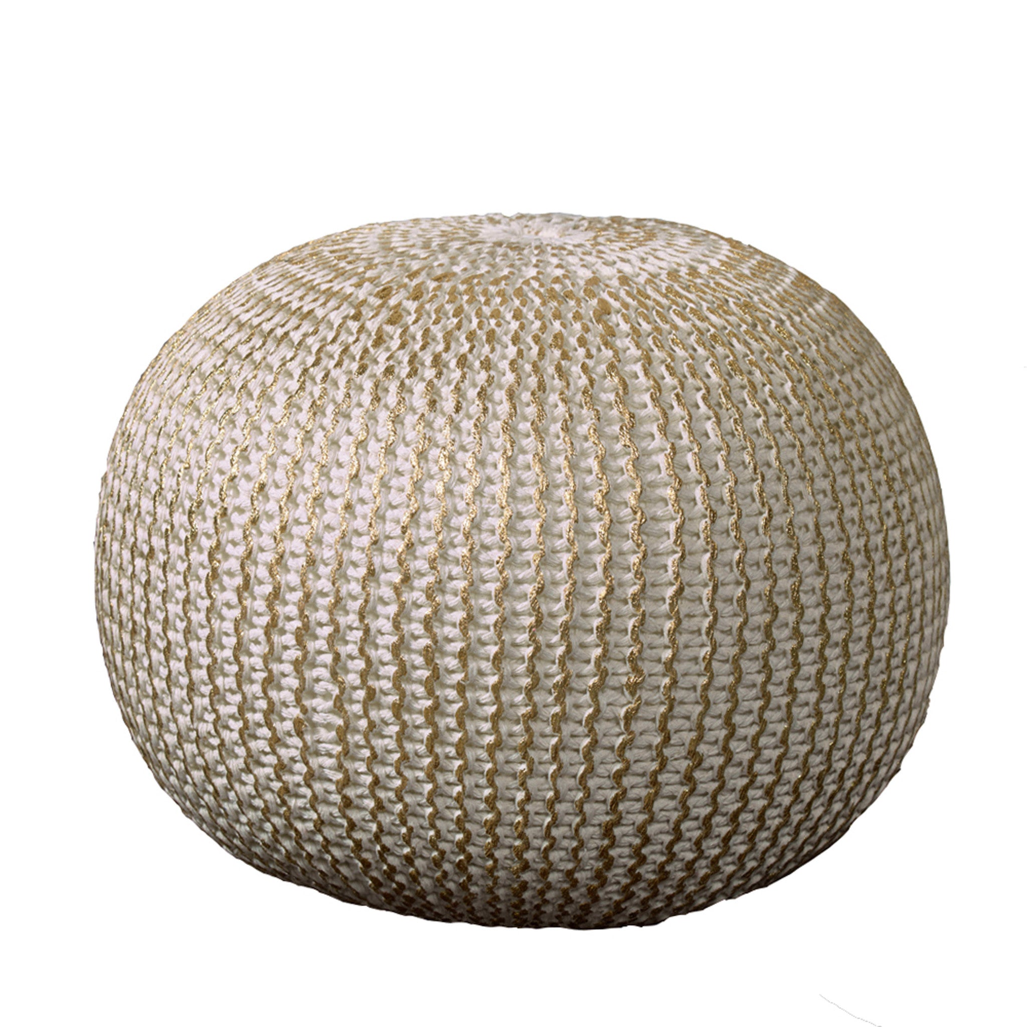 20 Gold 100% Cotton Ottoman