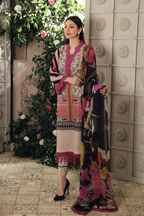 3-Pc Printed Lawn Unstitched With Lawn Dupatta CP22-82