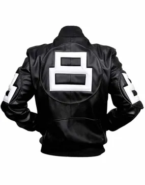 8 Ball Pool Black Bomber Jacket | Ujackets.com - 45% OFF