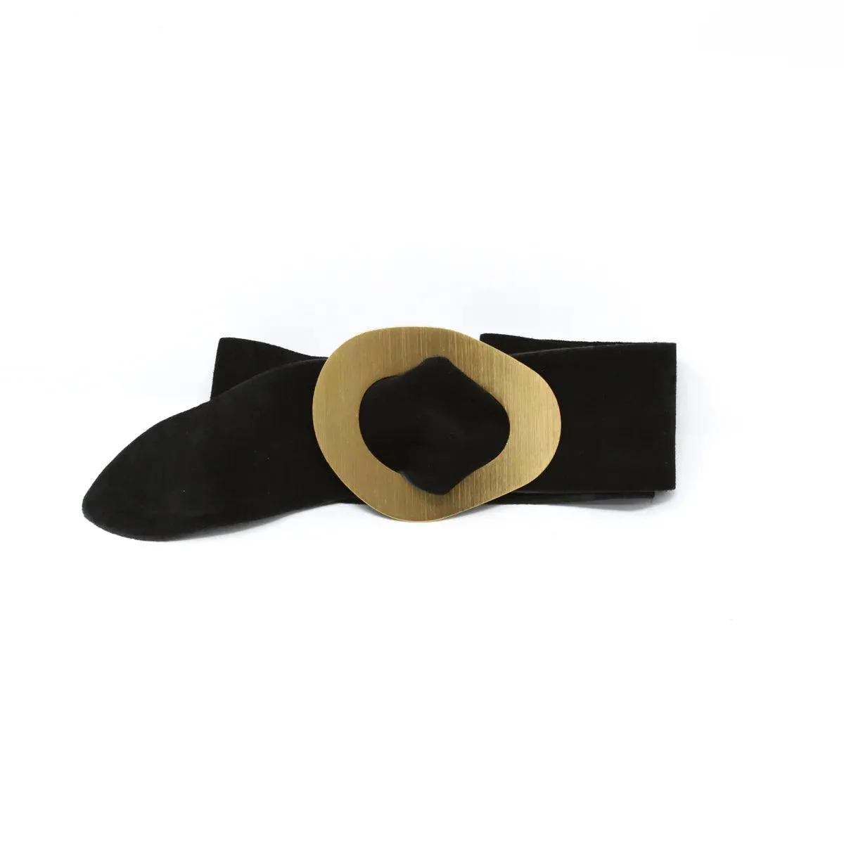 Abstract Gold Buckle Belt