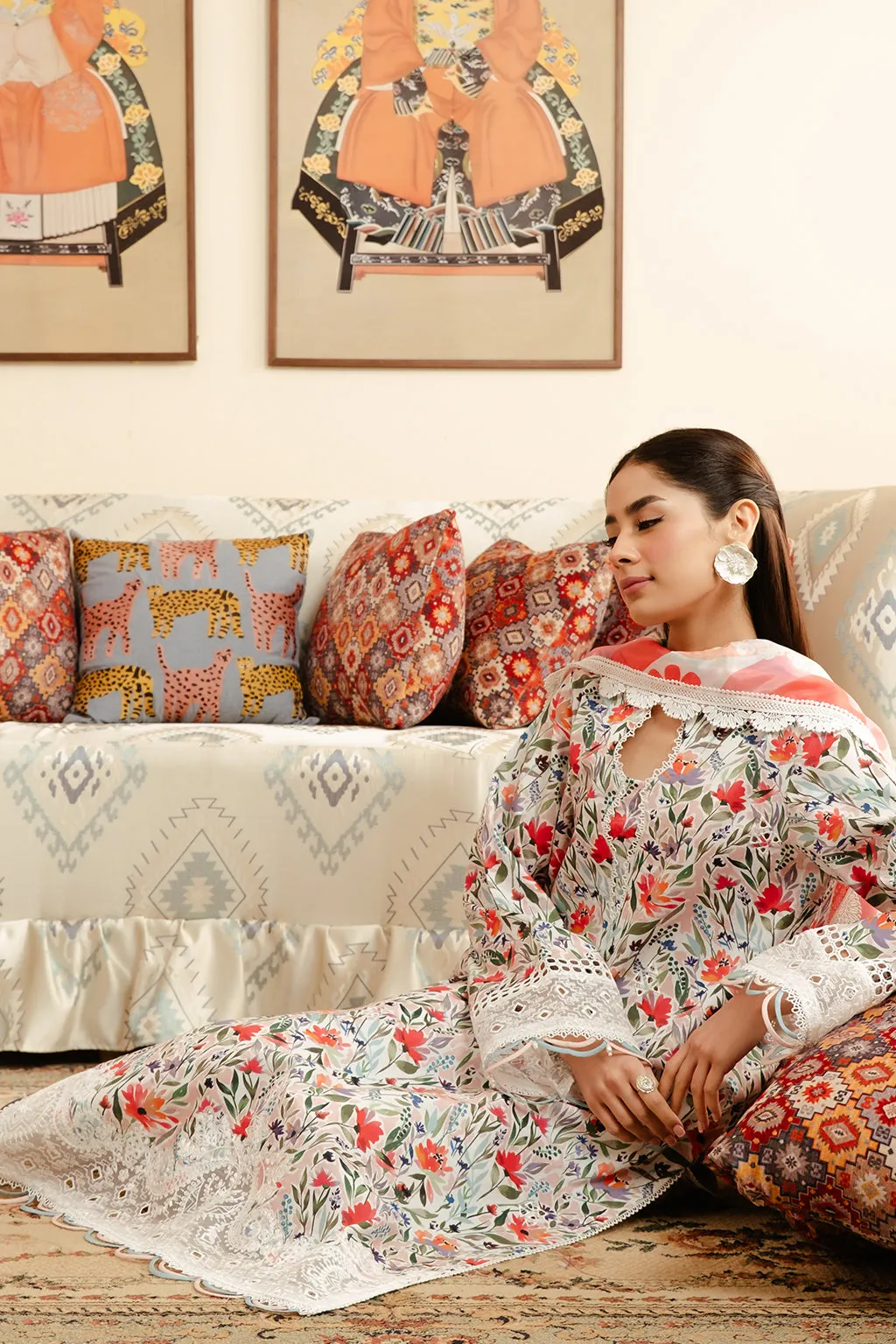 Afrozeh Malina Embroidered Luxury Lawn Unstitched 3Pc Suit AL-24-V3-06 ELIRA