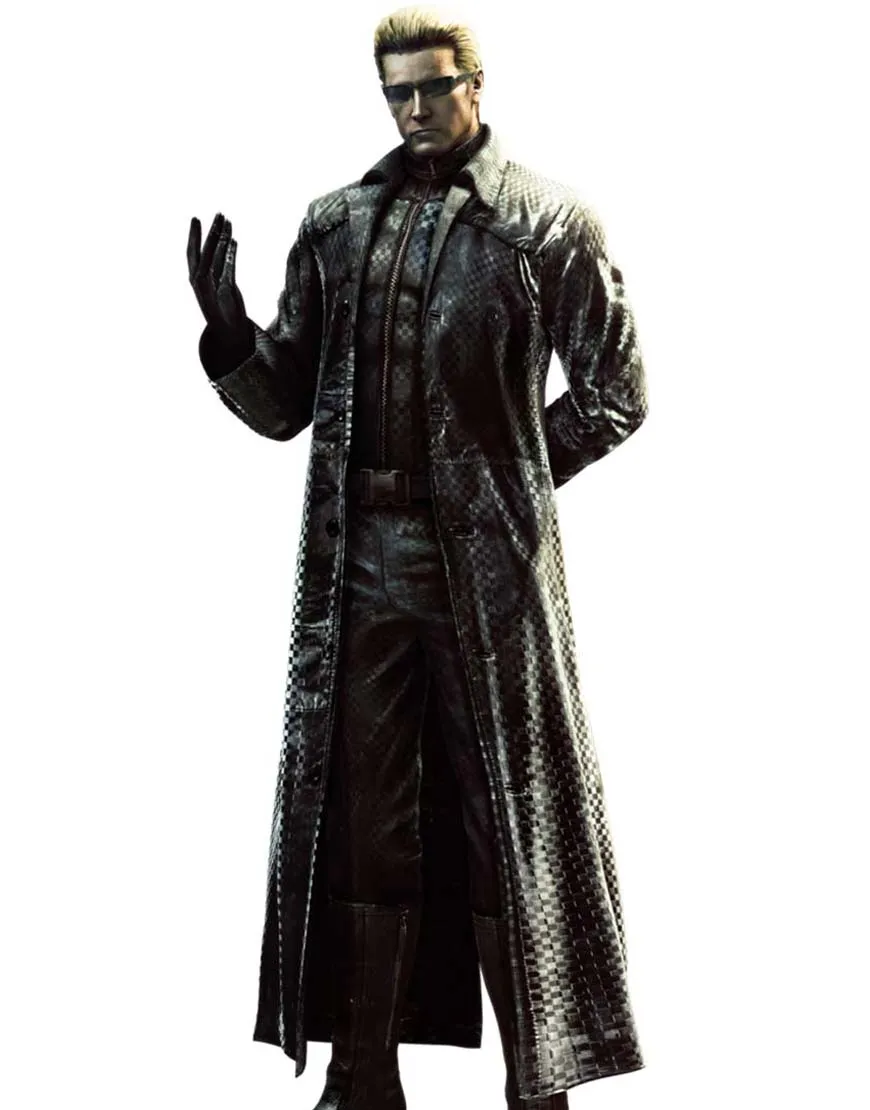 Albert Wesker Coat | Resident Evil 5 Leather Coat - Ujackets