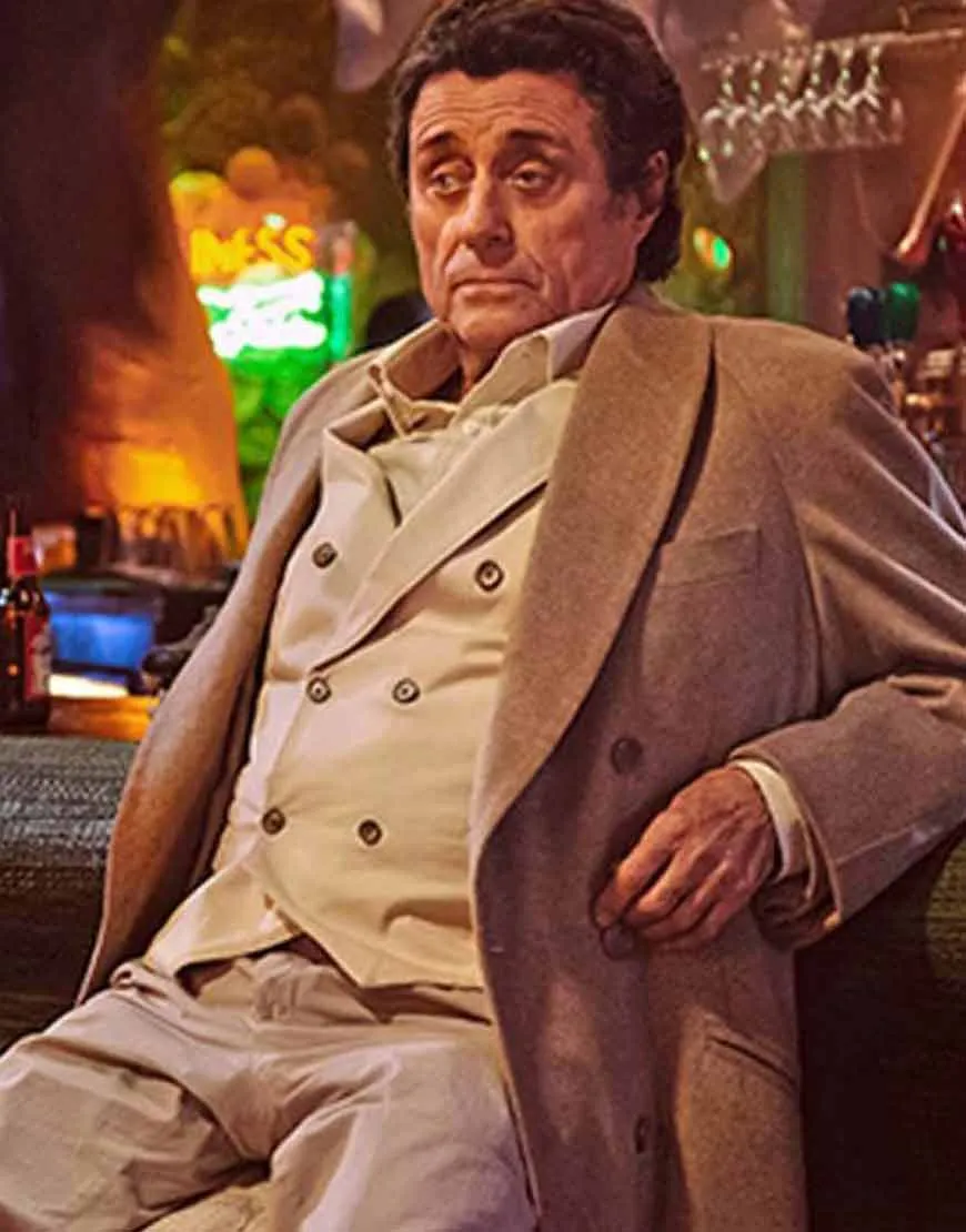 American Gods Ian McShane Coat | Mr Wednesday Trench Coat | Ujackets