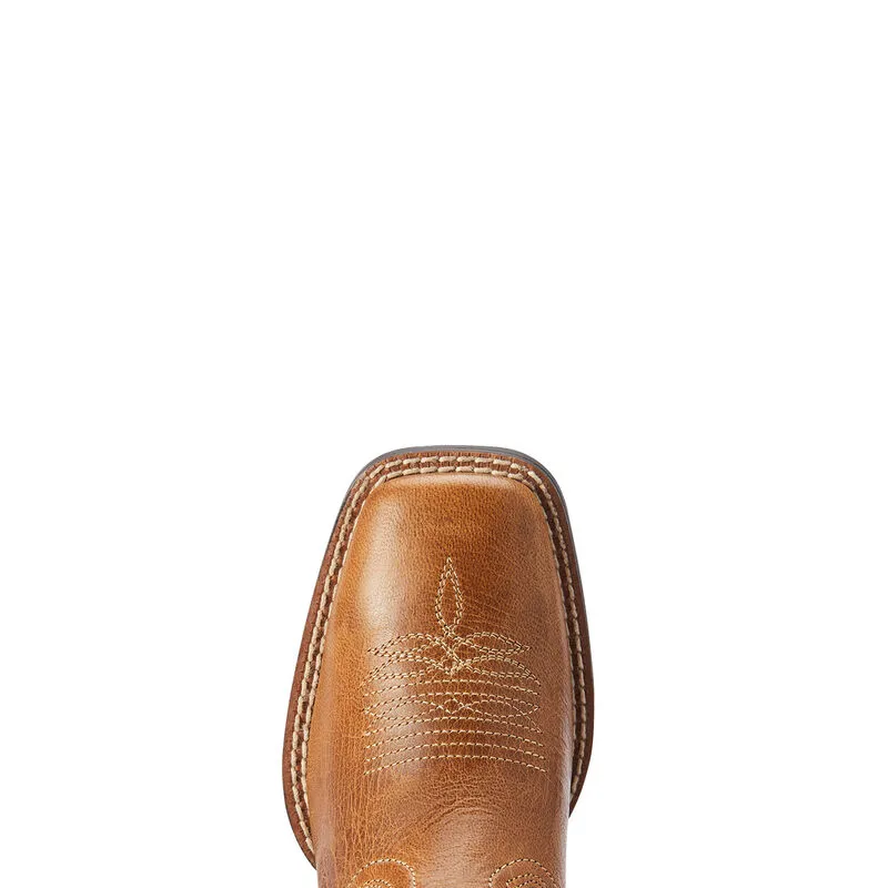 Ariat Kid's 8 Lonestar Square Toe Western Boot - Tan/Serape 10042595