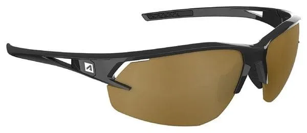 AZR Fast Glasses Black Patent / Gold Mirror Screen