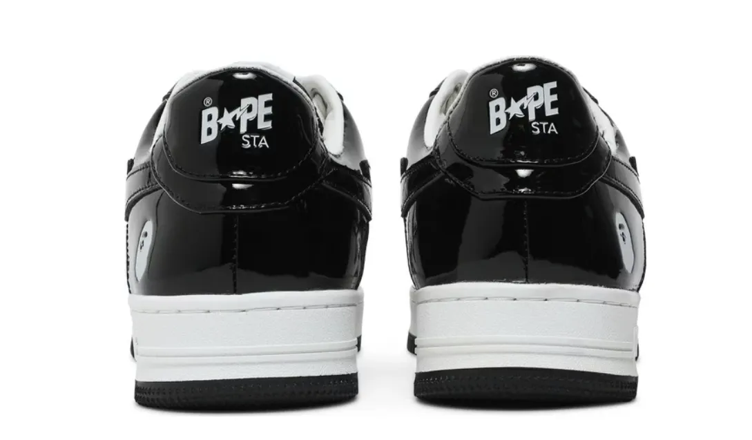 Bapesta black patent