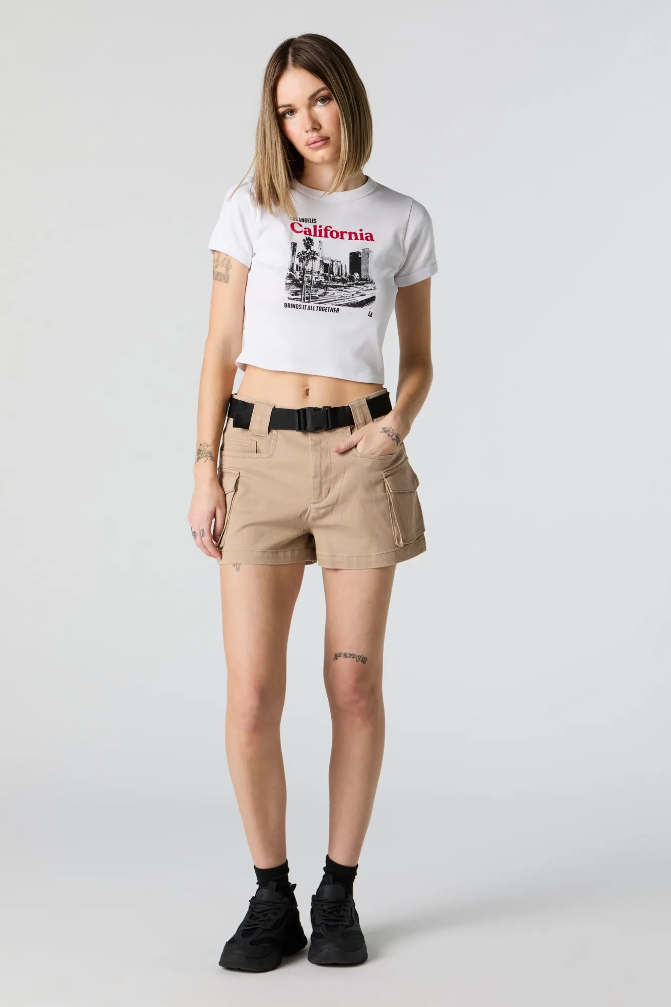 Belted Cargo Short