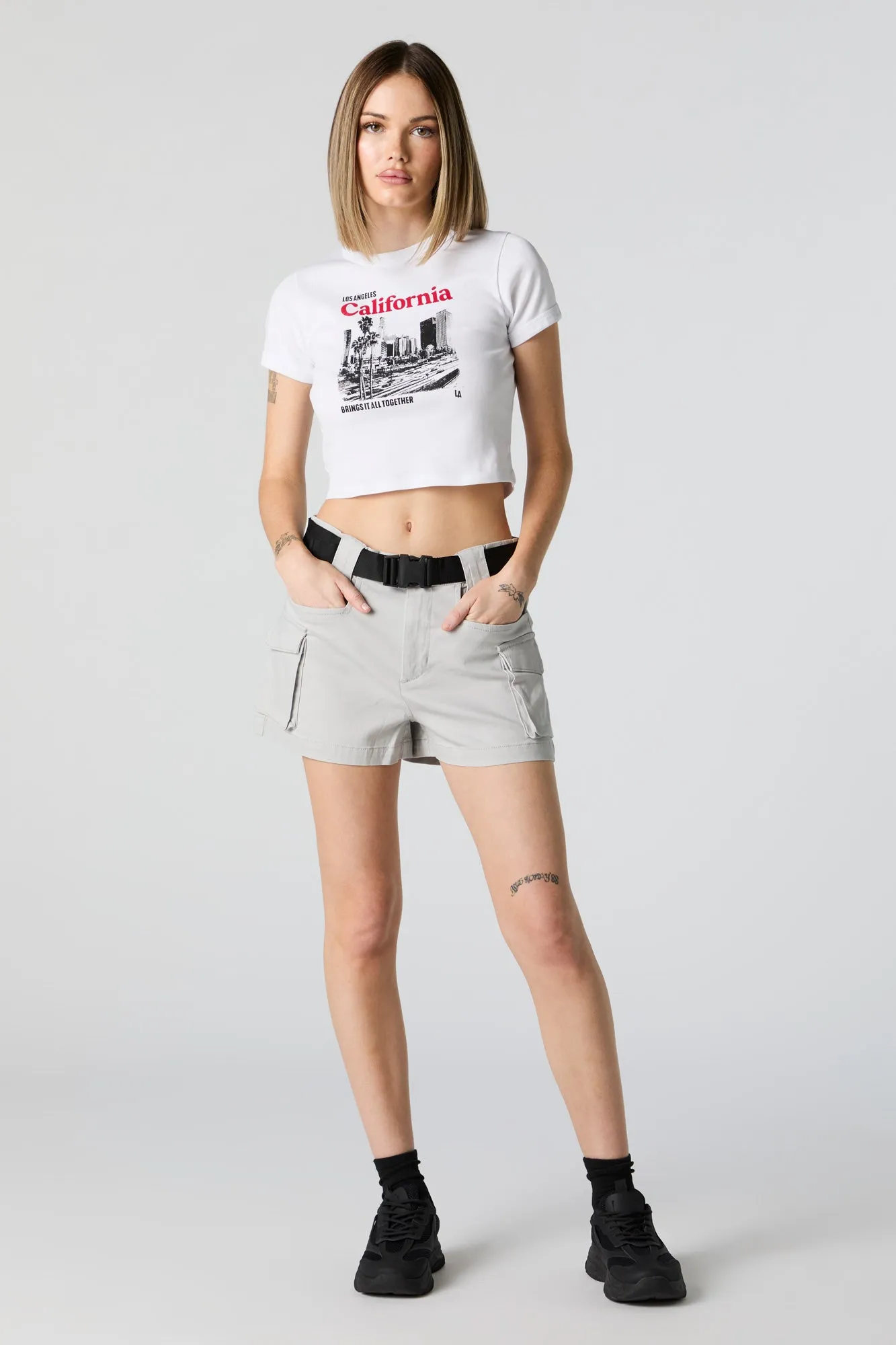 Belted Cargo Short