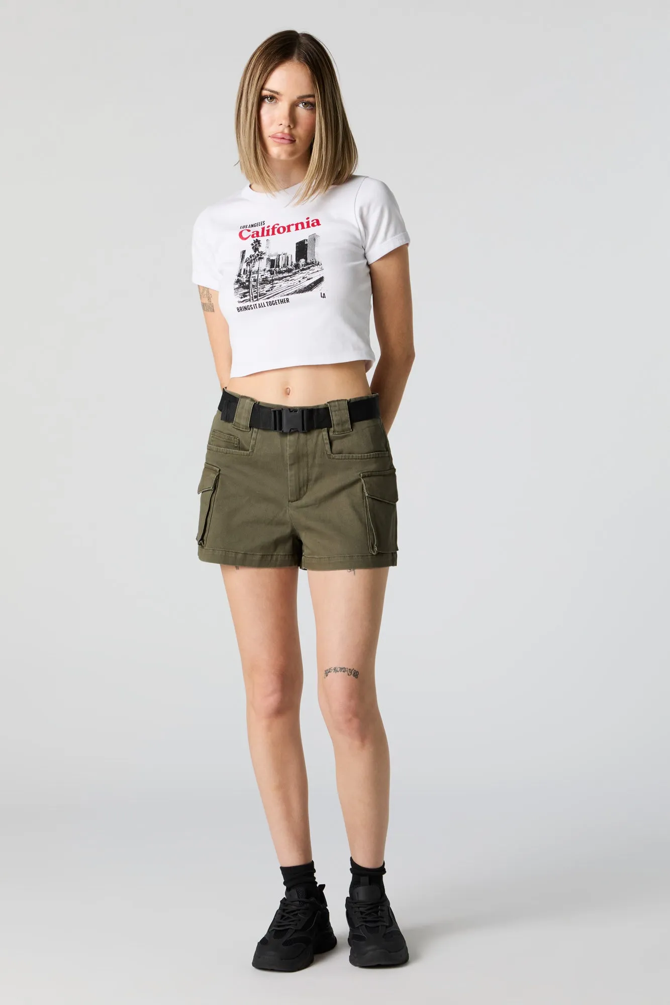 Belted Cargo Short