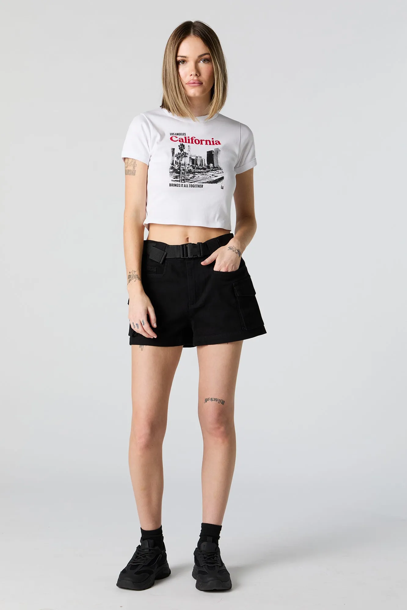 Belted Cargo Short