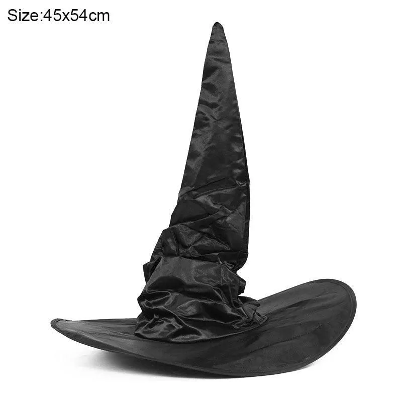 Black Folds Witch Hat