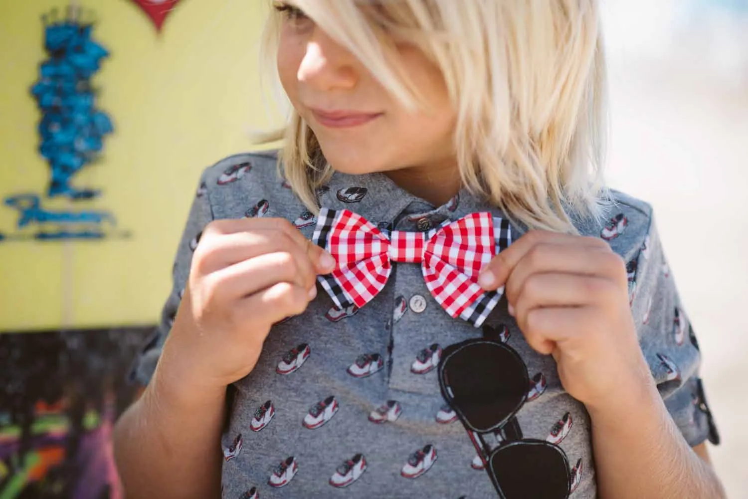 Bow Tie Baller Polo Shirt by: Mini Shatsu