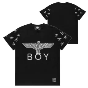 BOY LONDON  |Unisex Studded Street Style U-Neck Cropped Cotton Fringes