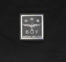 BOY LONDON  |Unisex Studded Street Style U-Neck Cropped Cotton Fringes