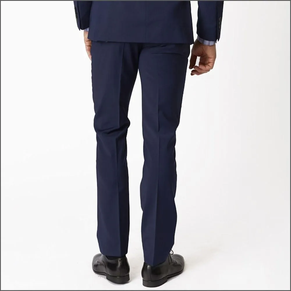 Brook Taverner Cassino Blue Fashion Fit Washable Crease Resistant Suit**