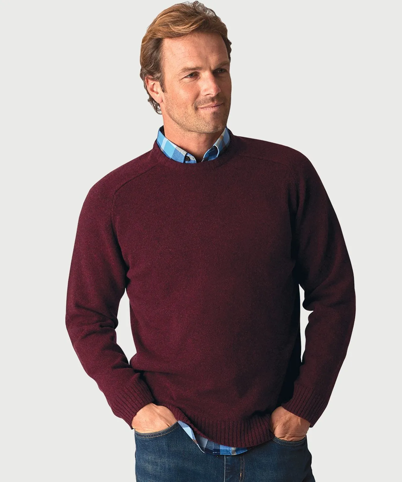 Brook Taverner Lambswool Crew Neck 7gg