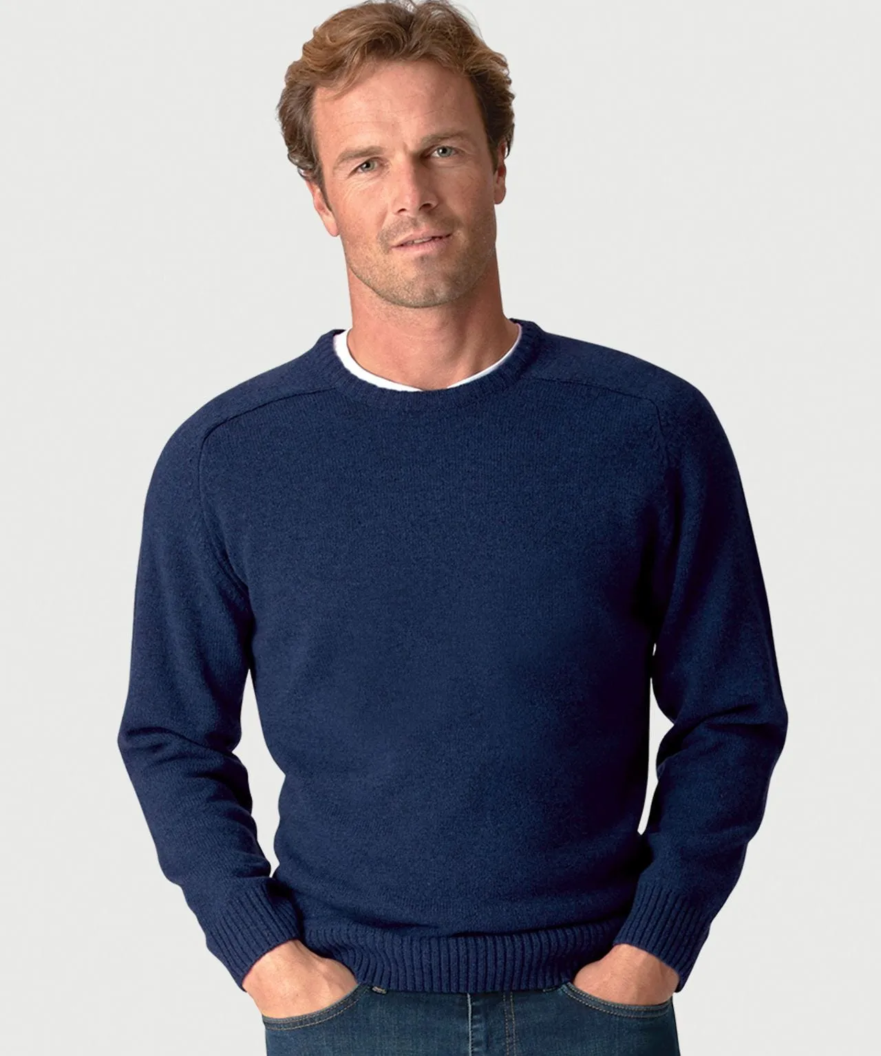 Brook Taverner Lambswool Crew Neck 7gg