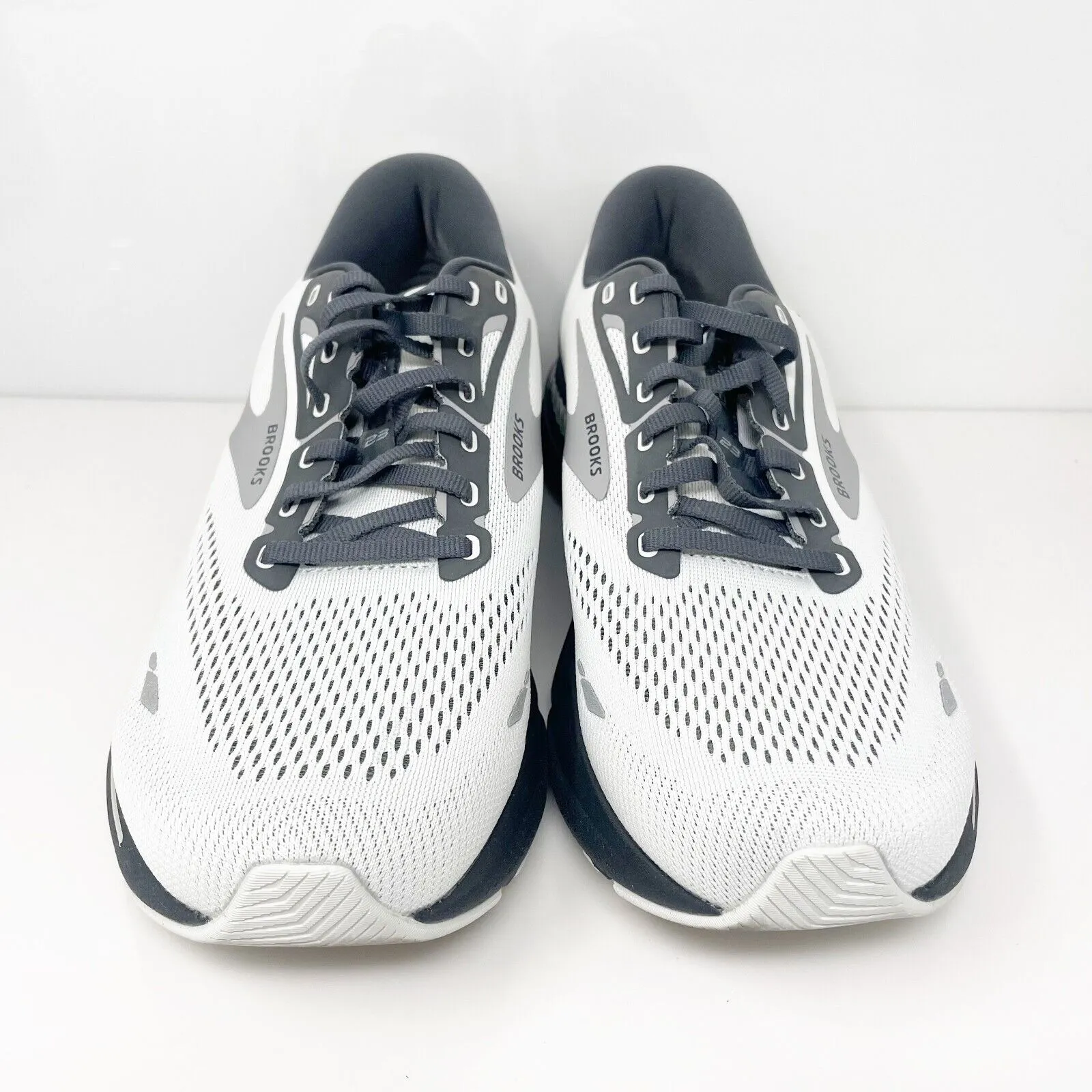 Brooks Mens Adrenaline GTS 23 1103912E065 White Running Shoes Sneaker Sz 11.5 2E