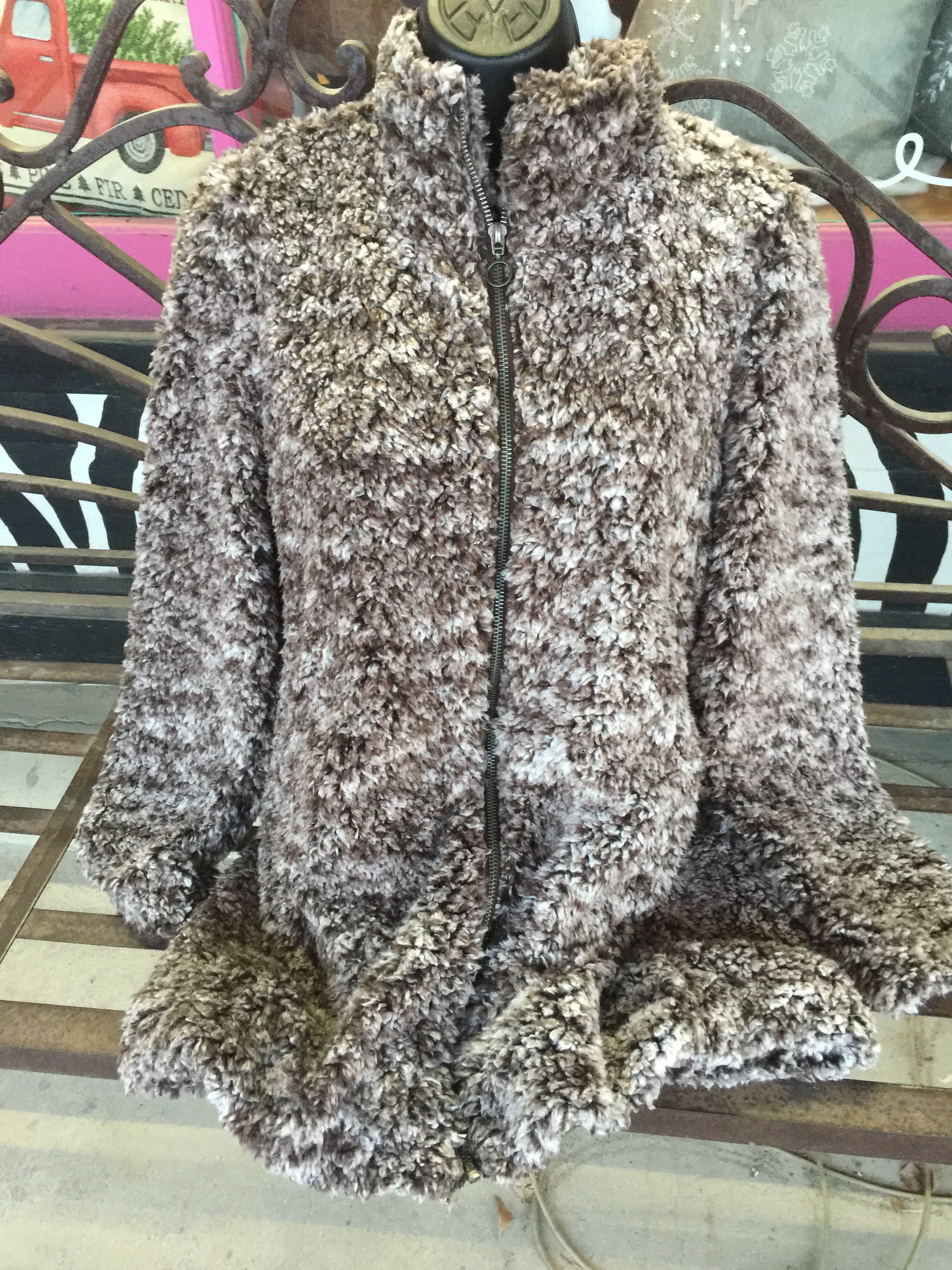 Brown Sherpa Jacket