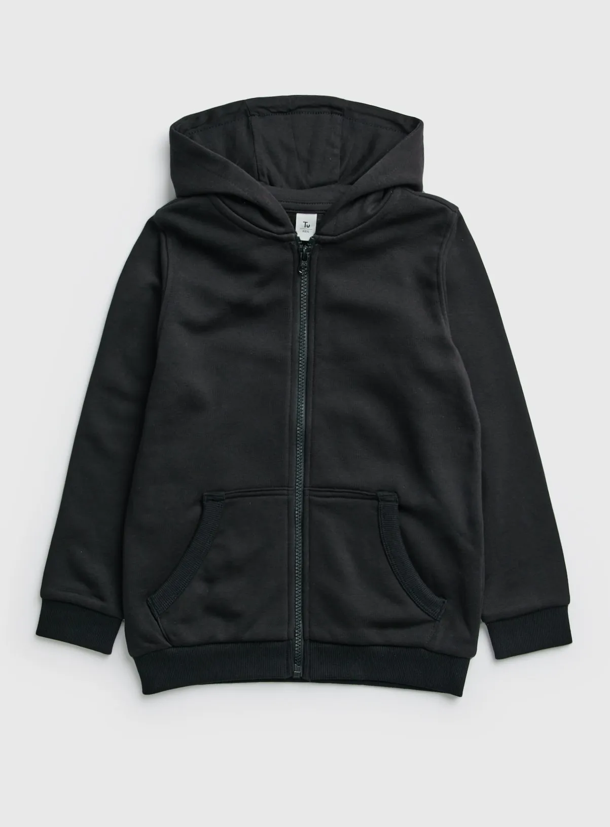 Buy Black Zip Through Hoodie 3 years | Jumpers and hoodies | Tu