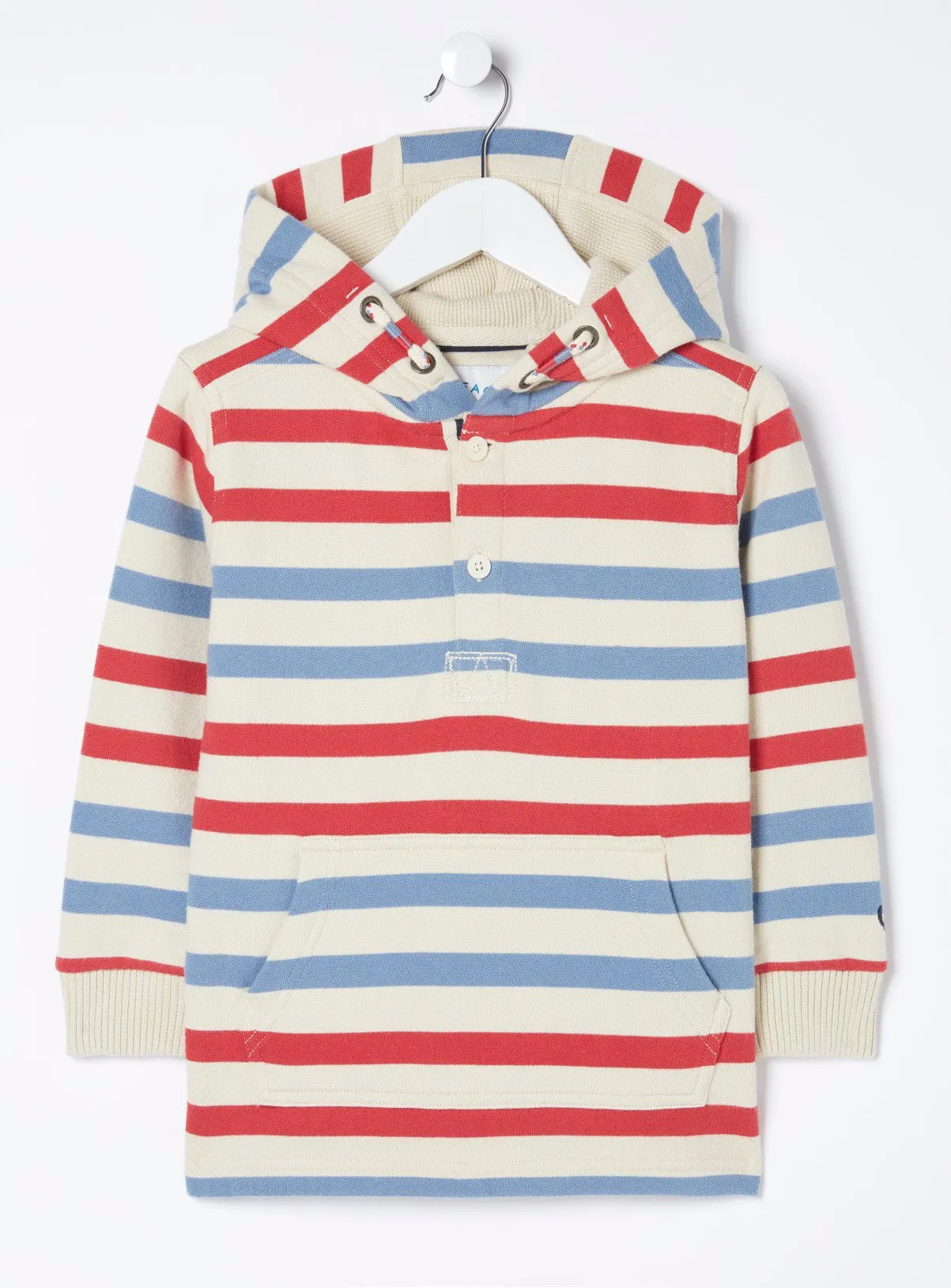 Buy FATFACE Stripe Half Neck Hoodie 9-10 years | Jumpers and hoodies | Tu