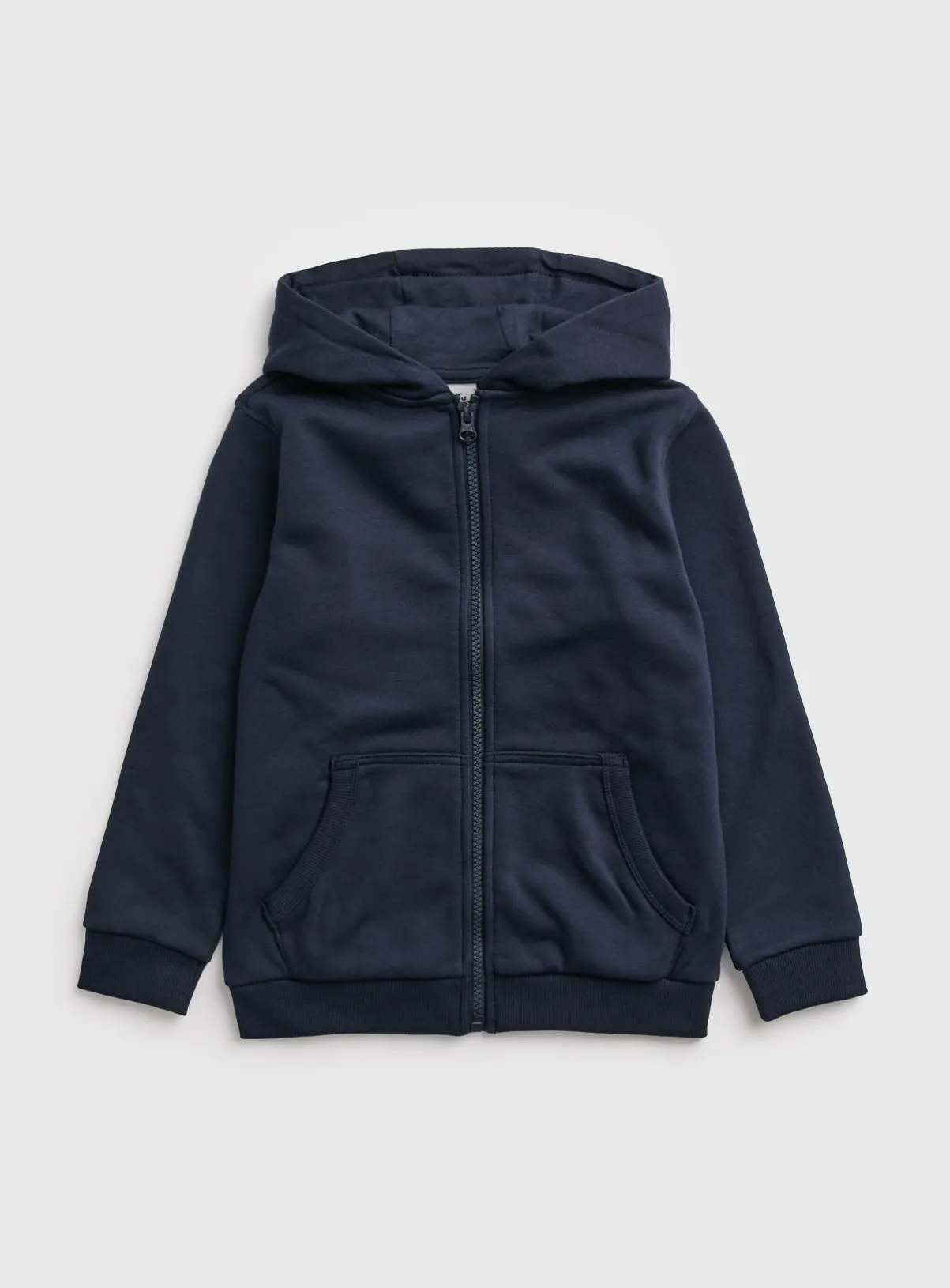 Buy Navy Zip Through Hoodie 13 years | Jumpers and hoodies | Tu