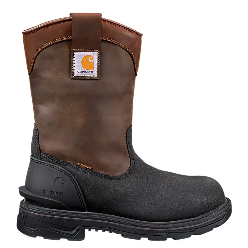 Carhartt IRONWOOD INSULATED 11 ALLOY TOE WELLINGTON 11.5W Brown Oil Tanned/Black Coated